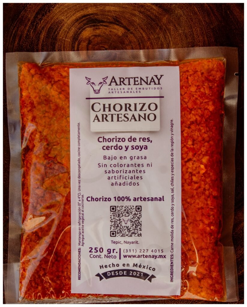 Imagen de chorizo artesano artenay