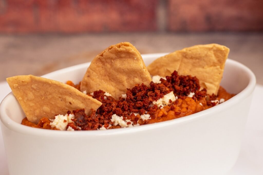 imagen de frijoles con chorizo